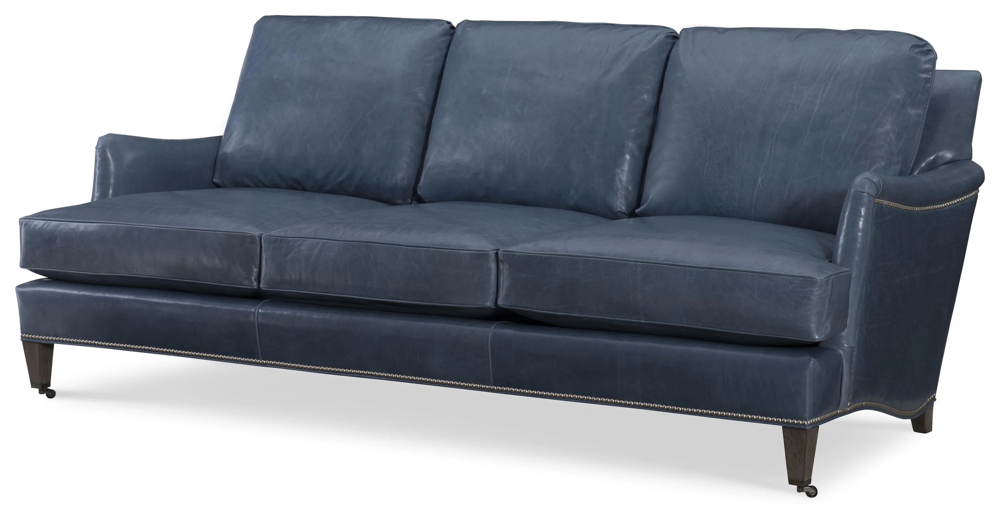 Wesley Hall Thames L204885 Thames Customizable Leather Sofa with